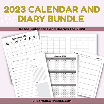 2023 Calendar and Diary Bundle