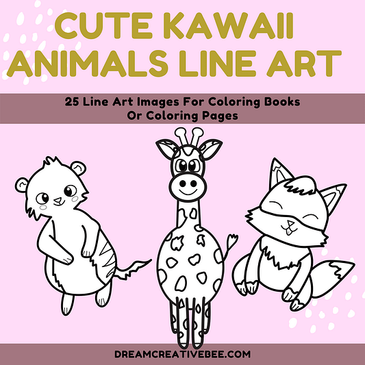 Cute Kawaii Animals Line Ant